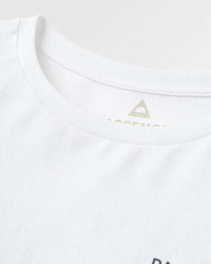 Roamer Recycled Cotton LS T-Shirt - White - Flatlay