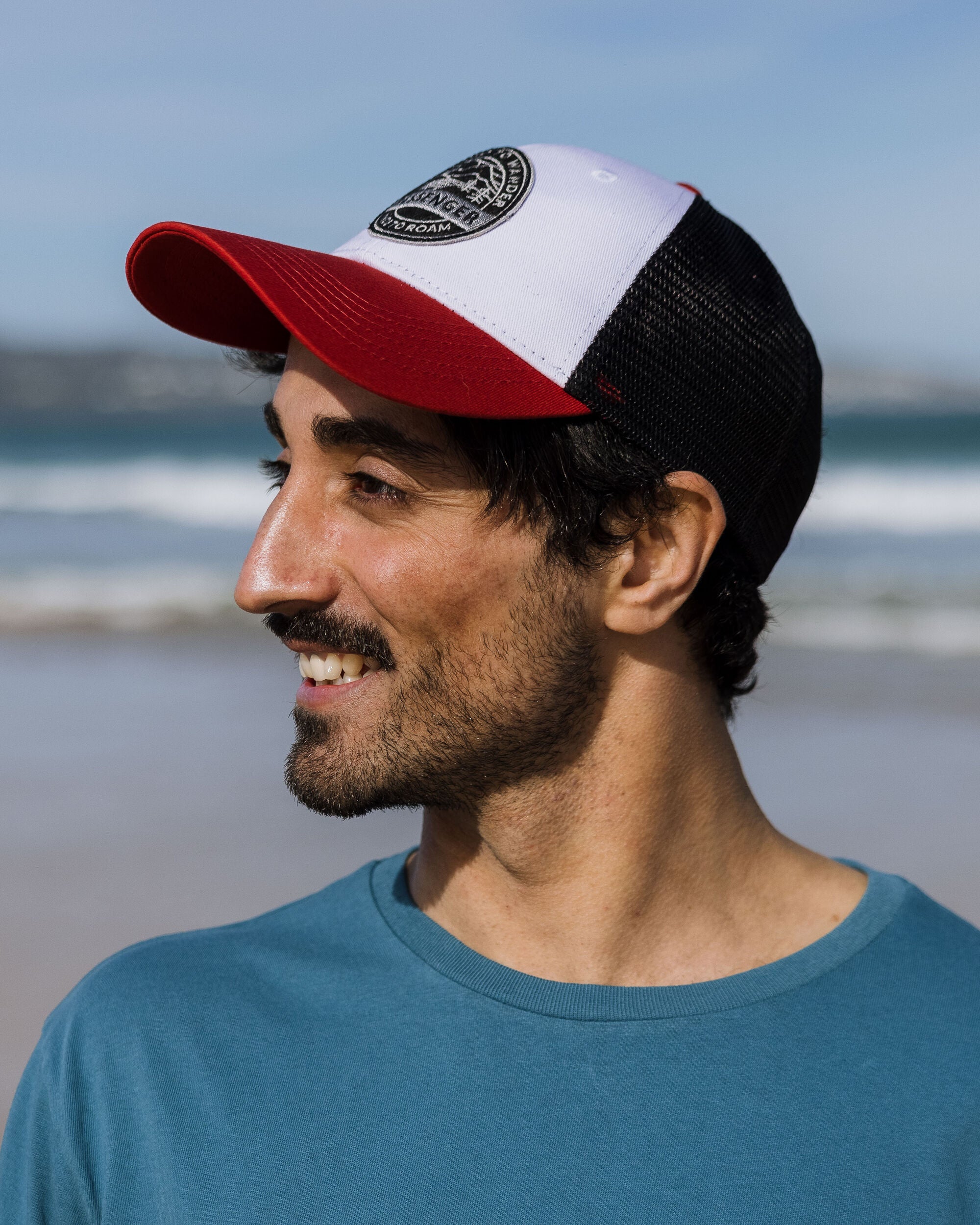 Odyssey Mesh Snapback Cap - Black/Red Spice - Lifestyle - Male