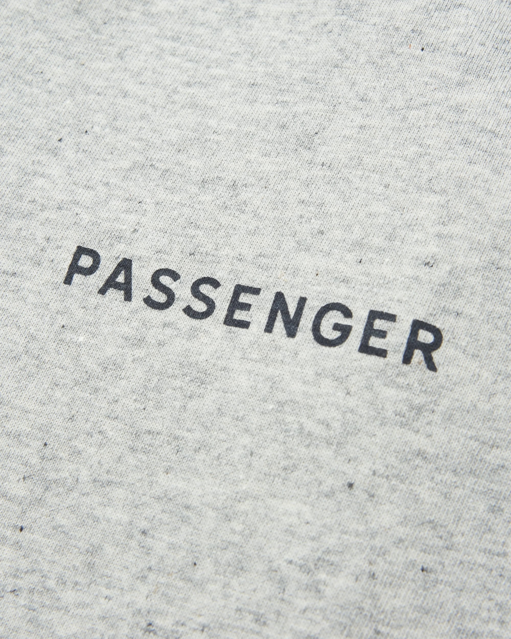Made To Roam Recycled LS T-Shirt - Grey Marl - Flatlay