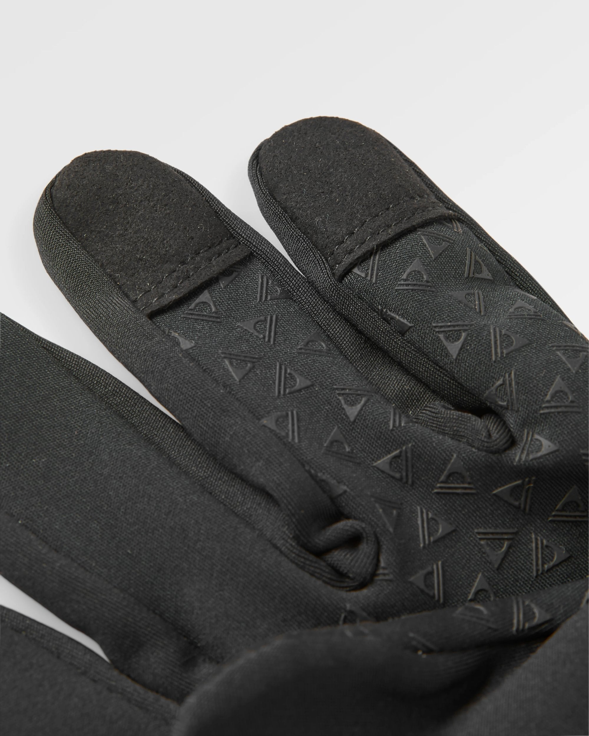 Jacks 2.0 Recycled Touch Screen Gloves - Black - Flatlay