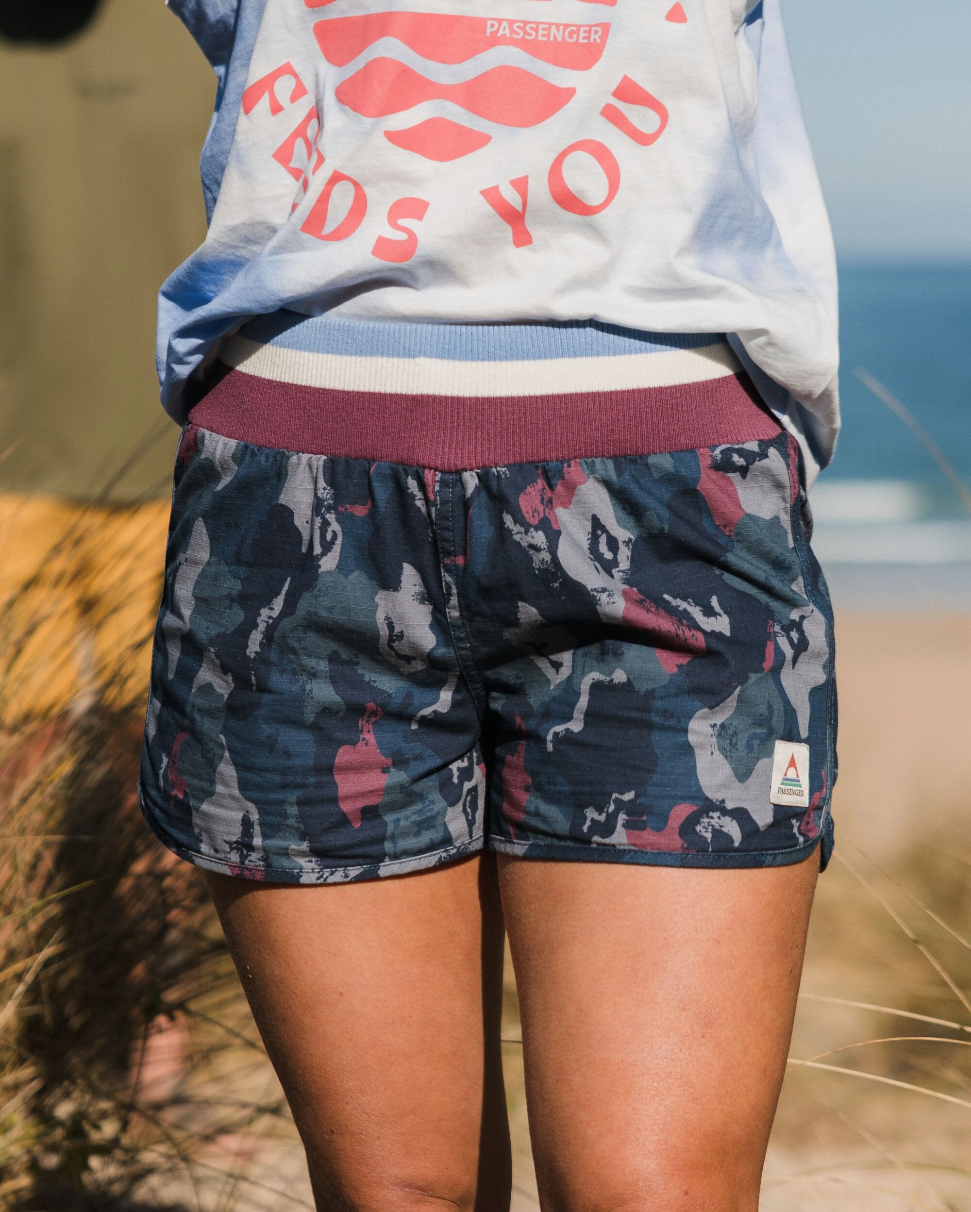 Explore All Purpose Short - Sycamore Camo - Lifestyle