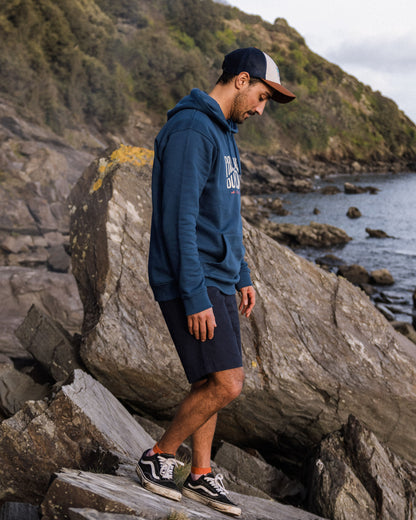 Yuca Organic Cotton Hoodie - Dark Denim - Lifestyle