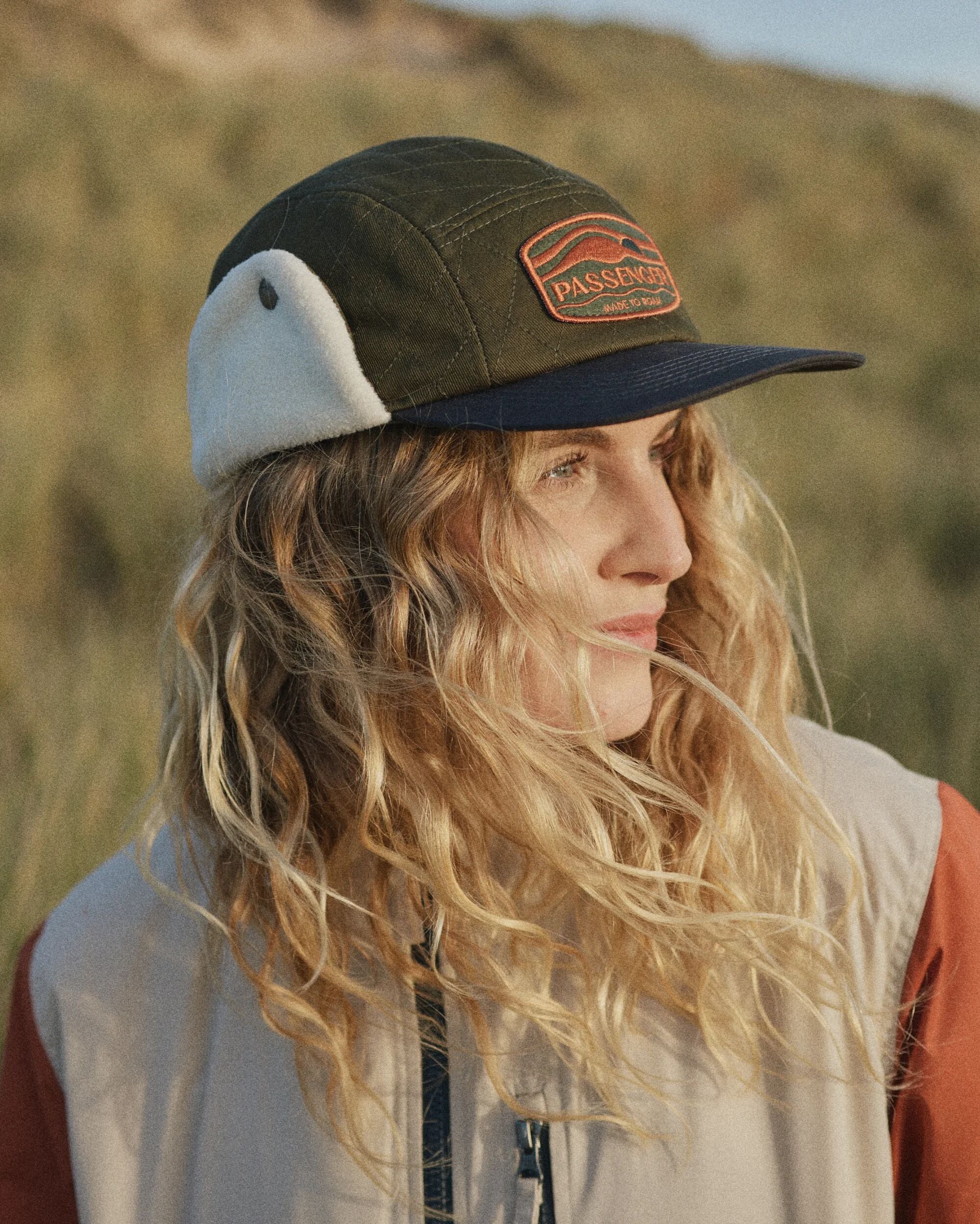 Nightfall Recycled Polar Fleece Lined Hat - Dusty Olive - Lifestyle - Female