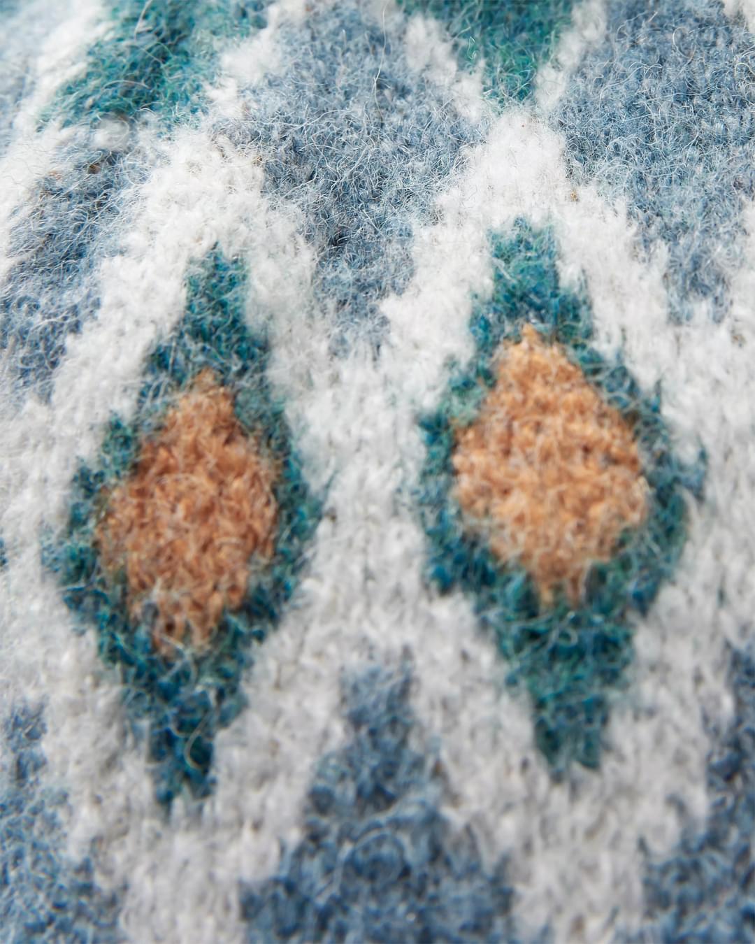 Snowdrop Recycled Bobble Hat - Vintage White - Flatlay