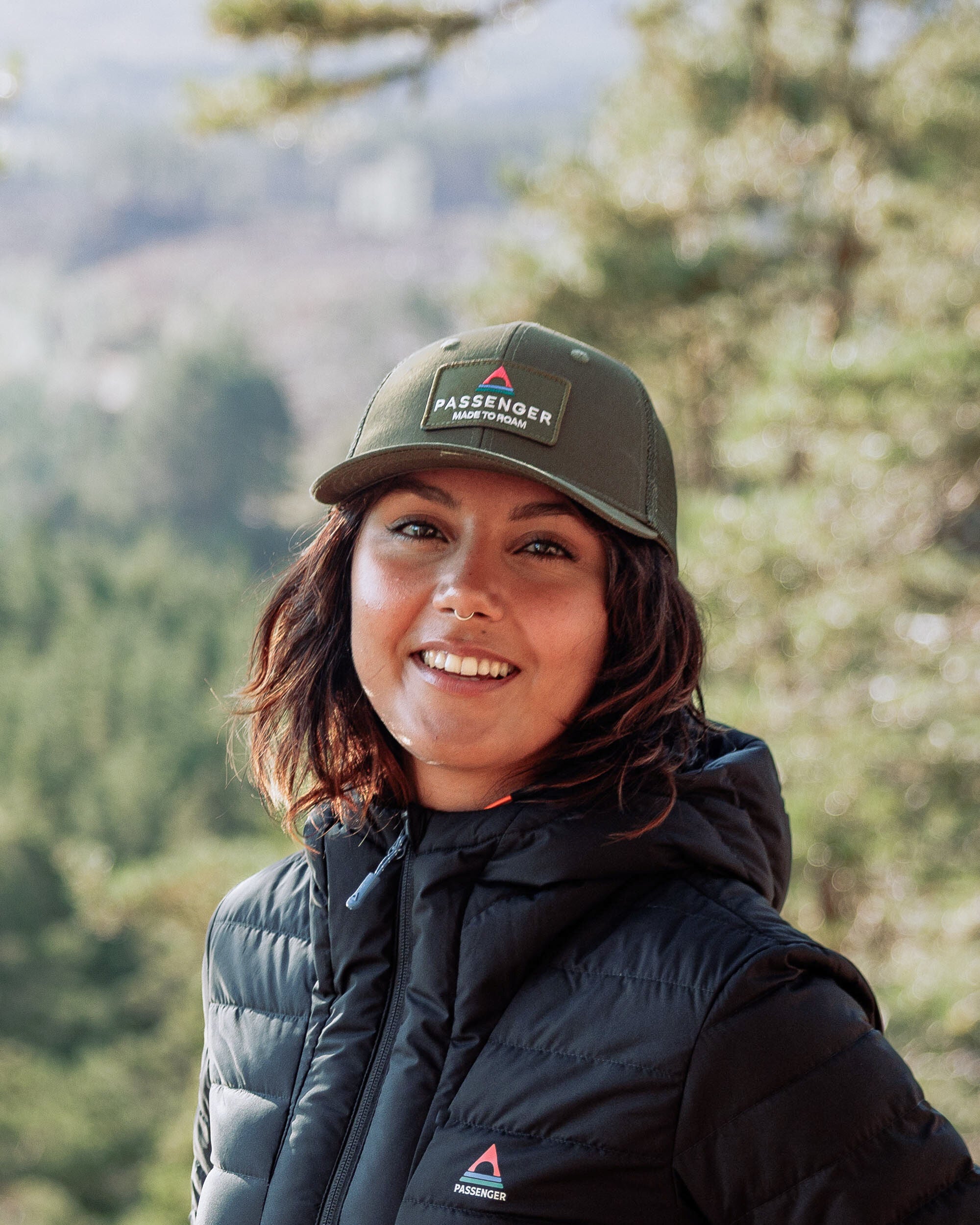 Core Organic Cotton Trucker Cap - Khaki - Lifestyle - Female