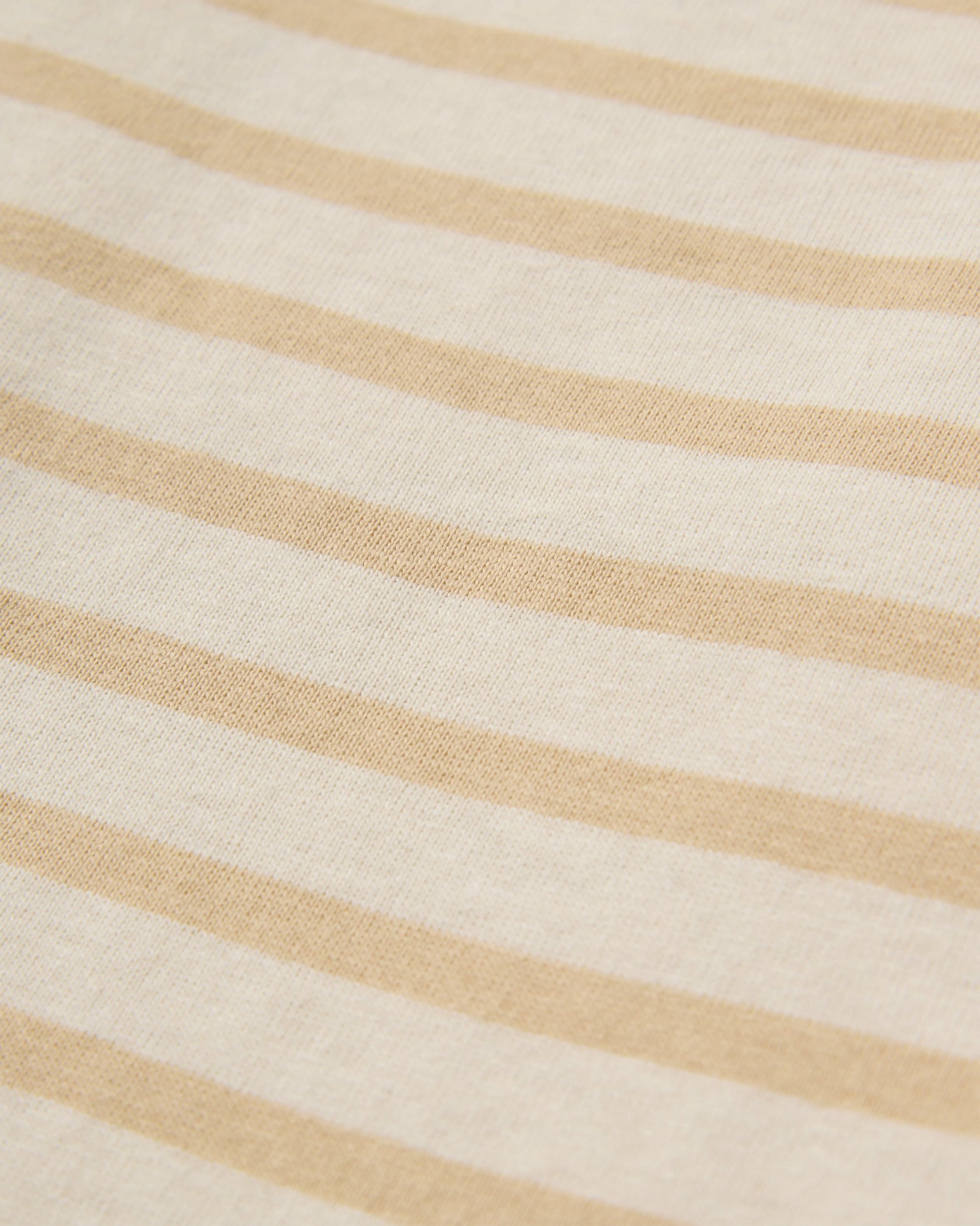Zen Recycled Cotton Relaxed Fit T-Shirt - Stone Stripe - Flatlay
