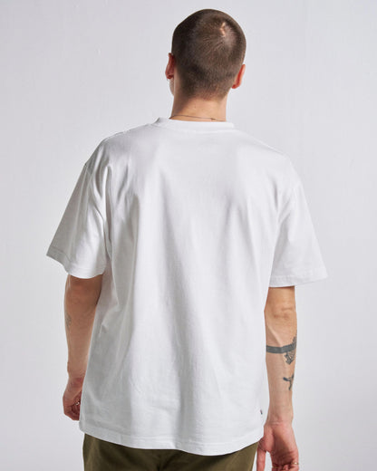 Vita Organic Relaxed Fit T-Shirt - White - Studio Model
