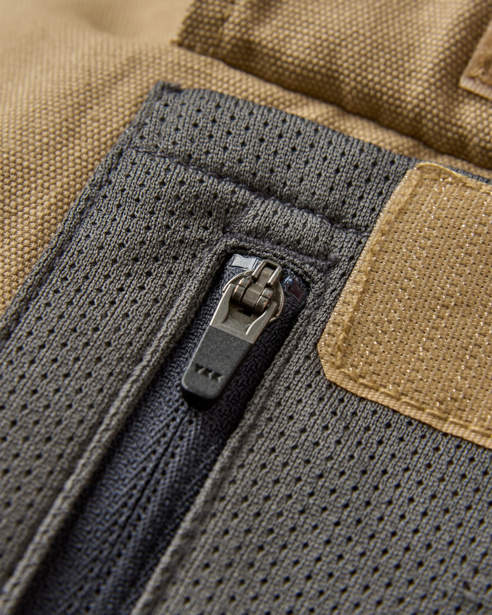 Explorers Organic Cotton Canvas Vest - Stone - Flatlay