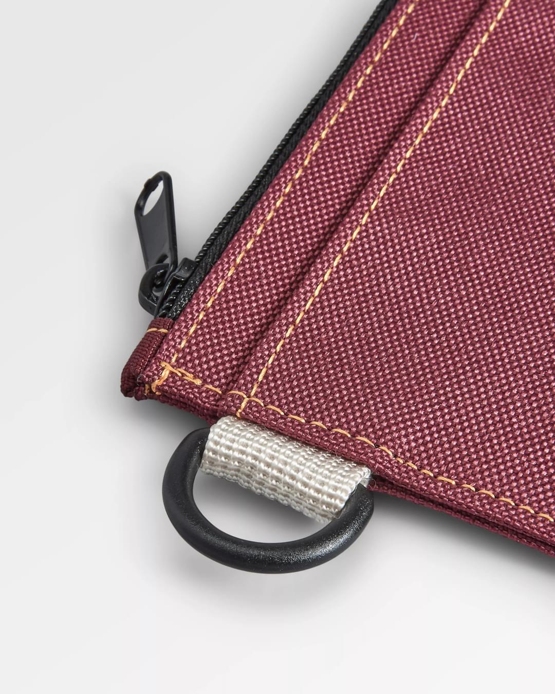 Recycled Card Holder - Burgundy - Flatlay