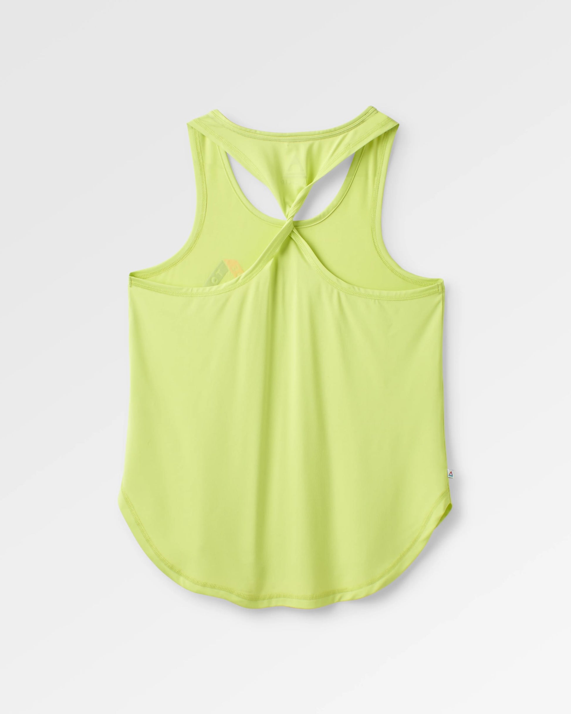 Twist Recycled Active Vest - Lime Juice - Flatlay