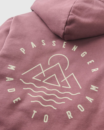 Escapism Regular Fit Hoodie - Brambleberry - Flatlay