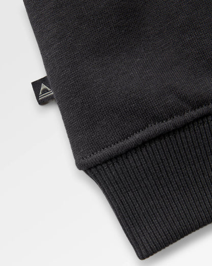 Slower Rhythms Women's Full Zip Hoodie - Faded Black - Flatlay