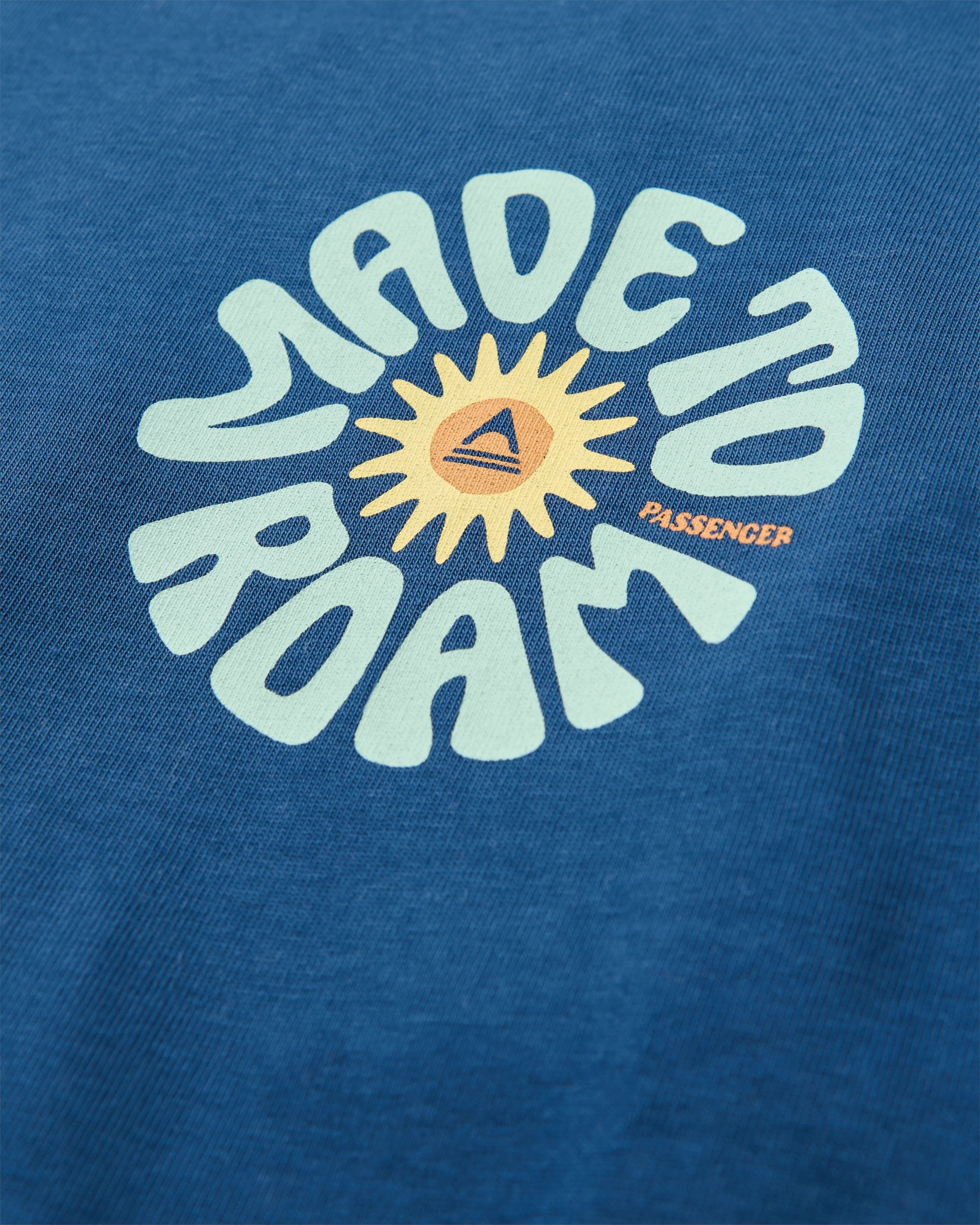 Easy Days Organic Cotton LS T-Shirt - Dark Denim - Flatlay