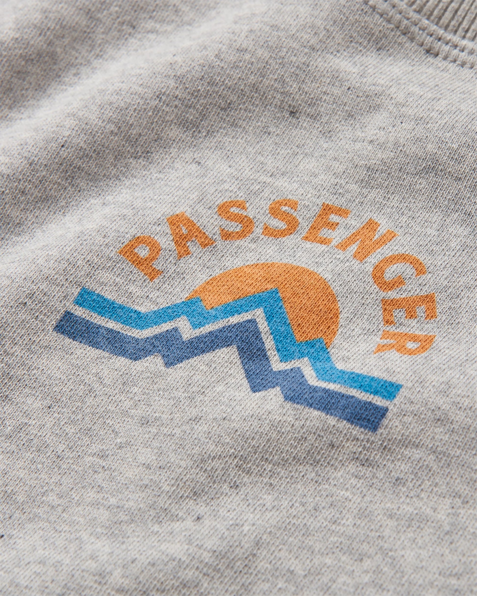 Breathe Recycled Cotton Sweatshirt - Mid Grey Marl - Flatlay