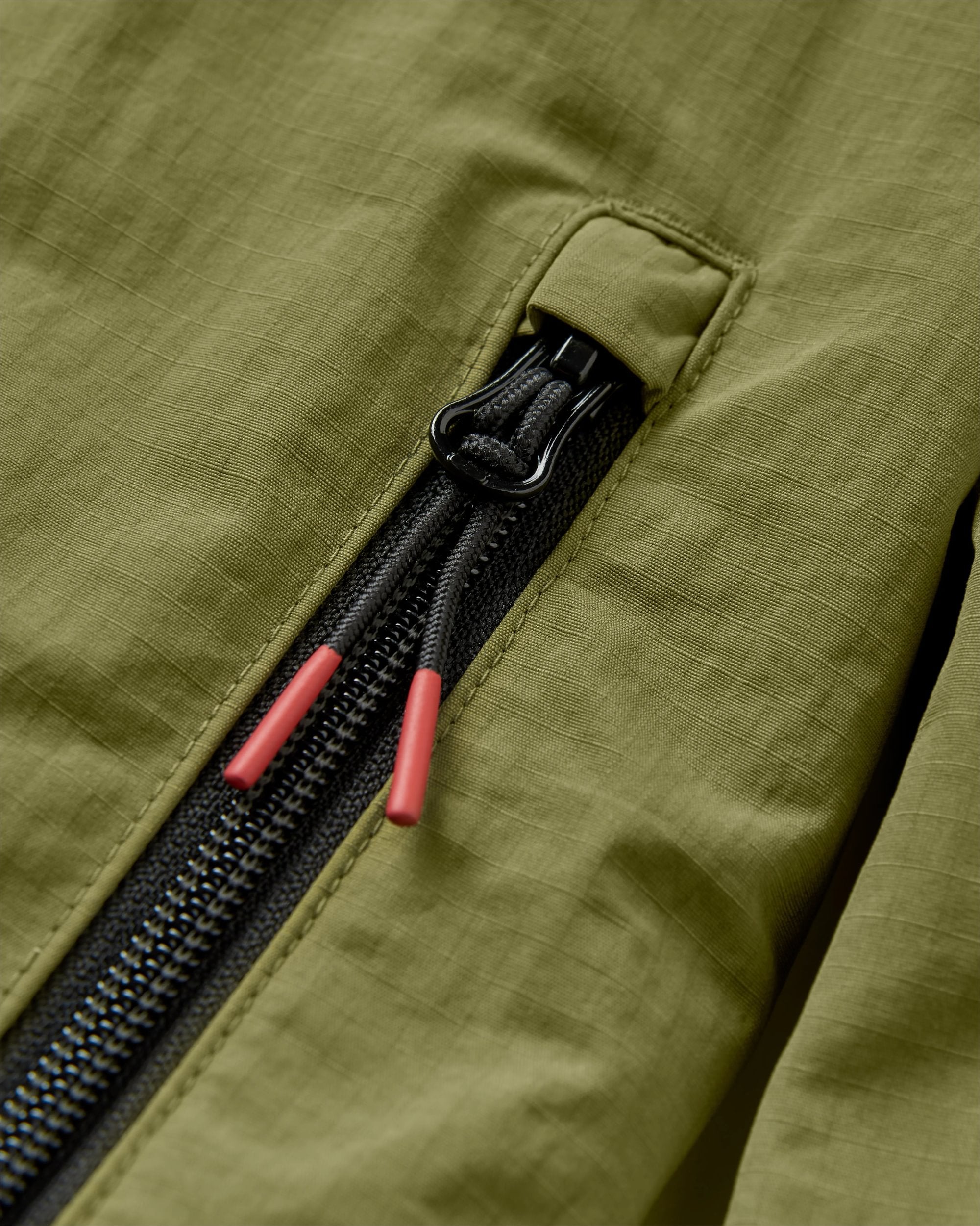 Seek Out Water Resistant Jacket - Khaki - Flatlay