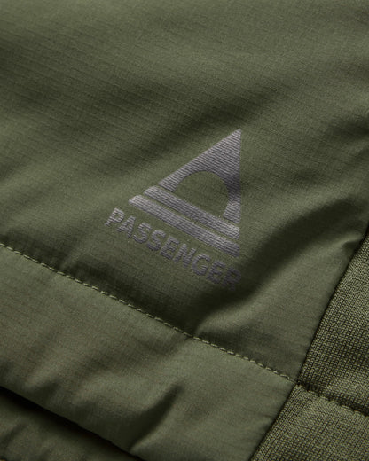 Daybreak Lightweight Thermore® Insulated Vest - Faded Black/Khaki - Flatlay