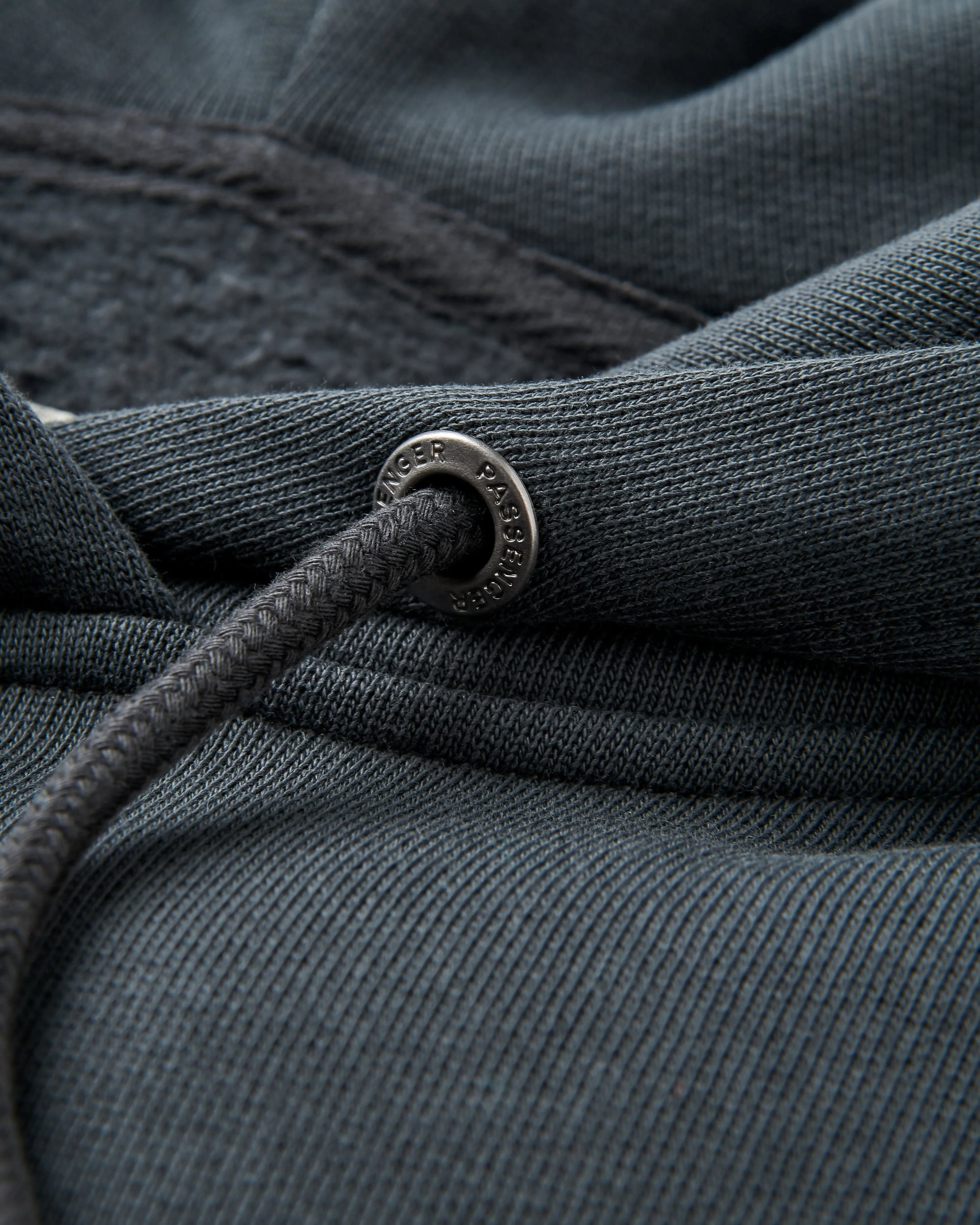 Passenger Relaxed Fit Hoodie - Black - Flatlay