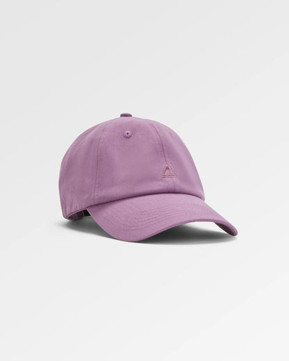 Classic Recycled Cotton 6 Panel Cap - Grape - Flatlay