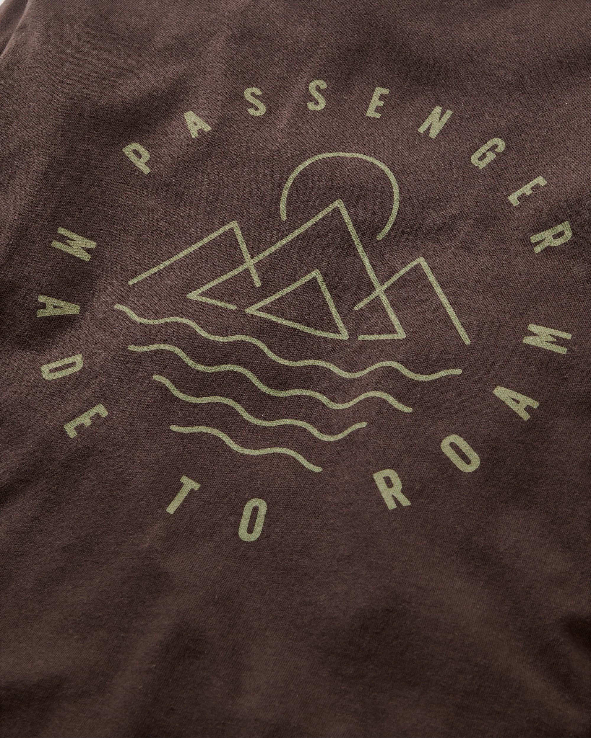 Escapism Recycled LS T-Shirt - Espresso - Flatlay