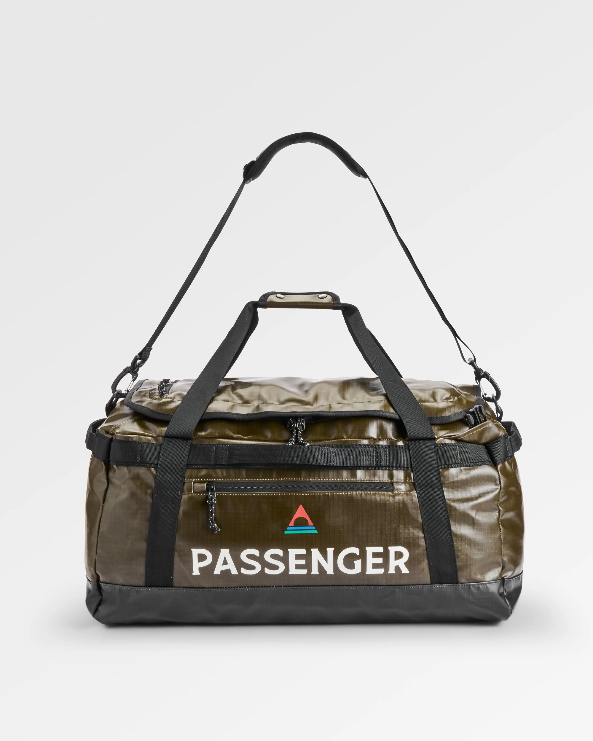 Roamer Recycled 60L Duffel Bag - Khaki - Flatlay