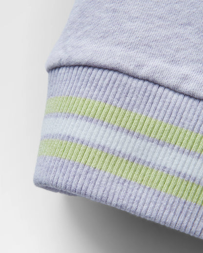Fade Organic Cotton Sweatshirt - Lilac Mist Marl