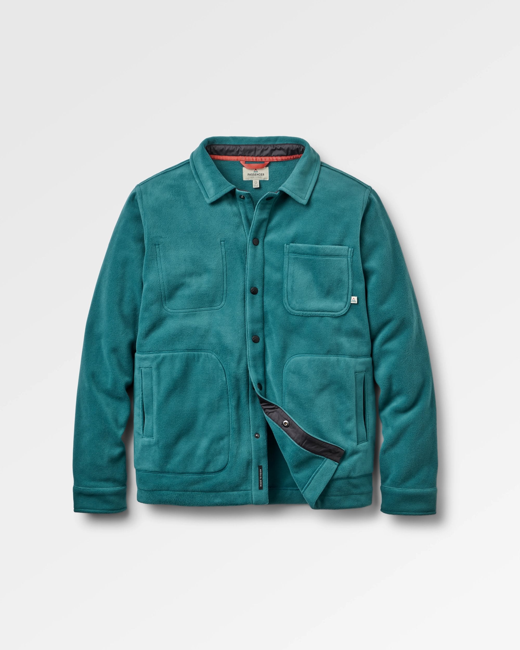 Adapt Recycled Polartec® Overshirt  - Mediterranean - Flatlay