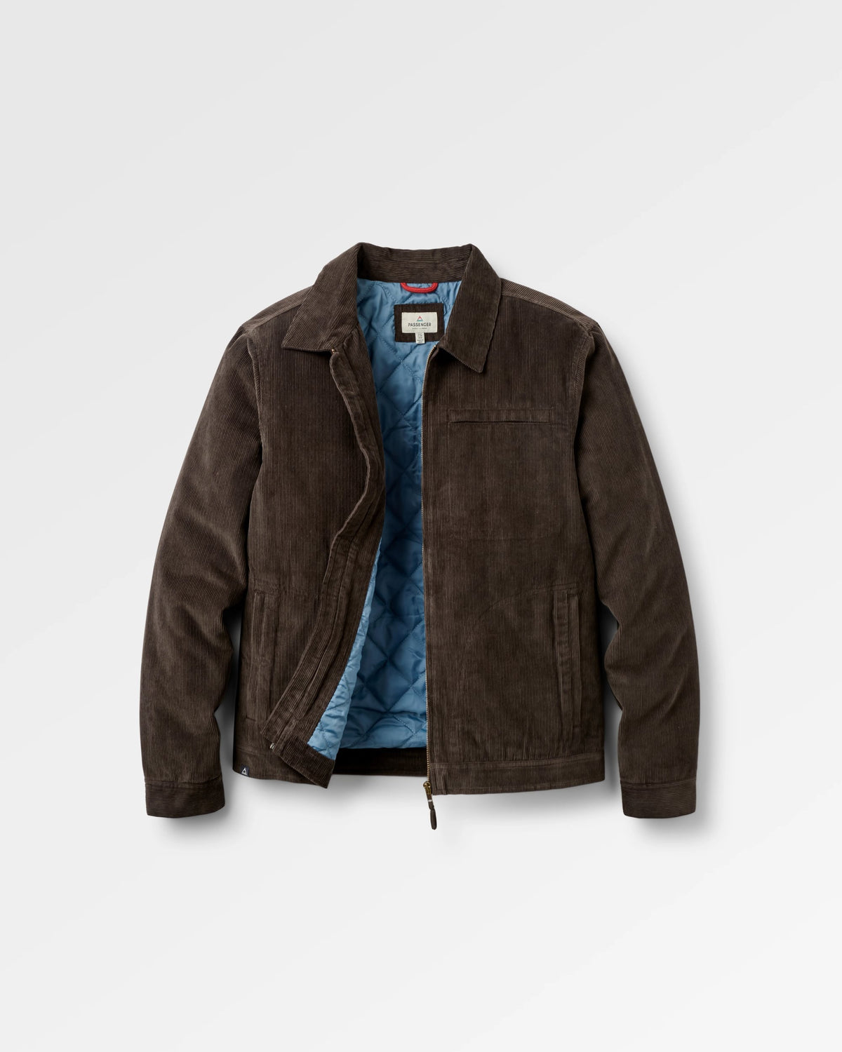 Taylor Organic Cord Jacket - Espresso - Flatlay