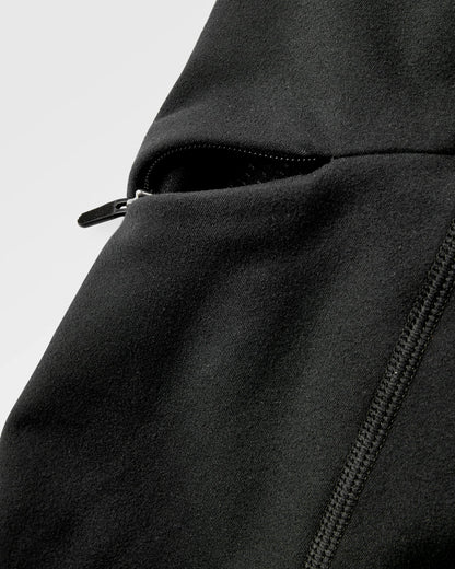 Womens Solscape Active Short - Black - Flatlay