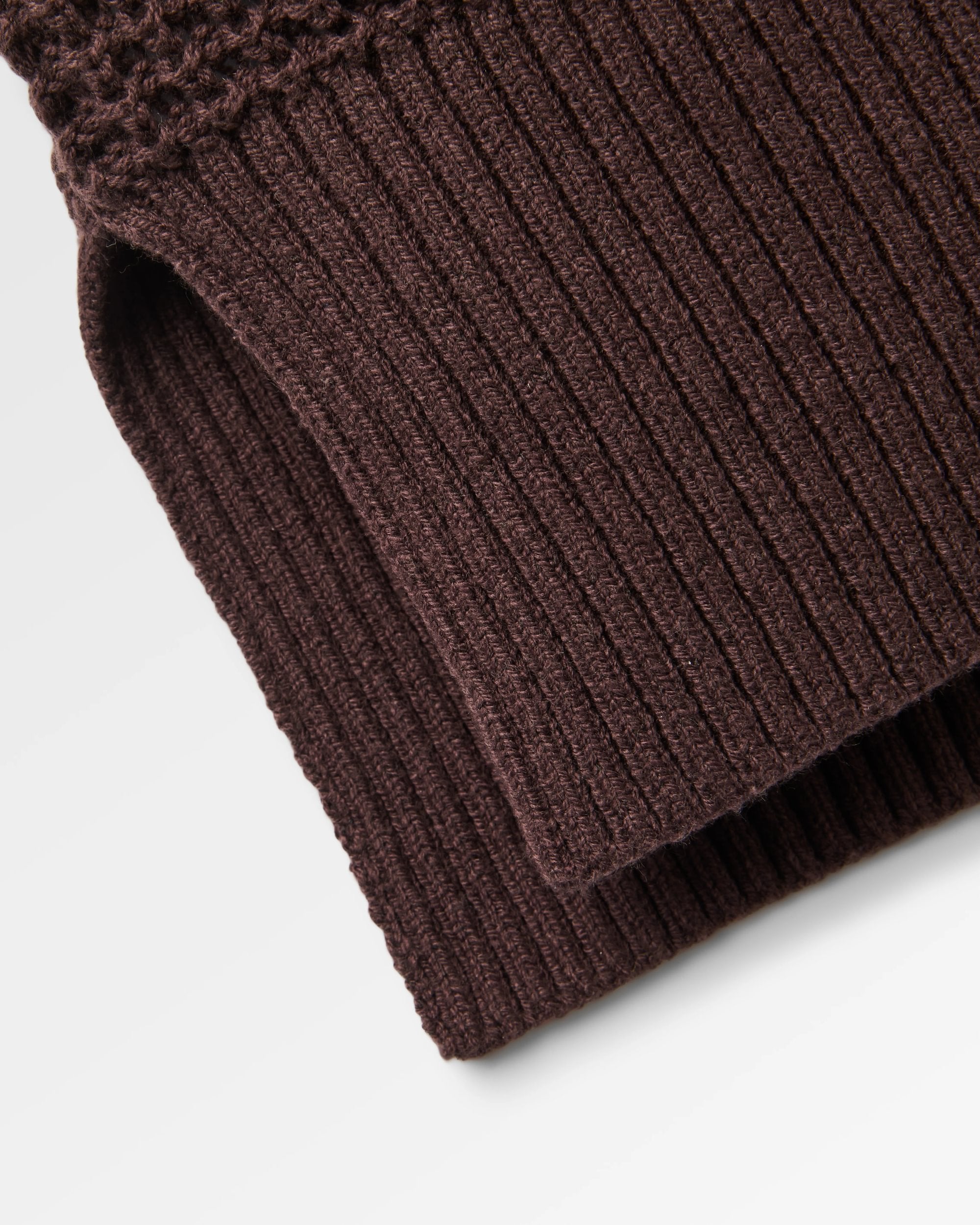 Reflection Stripey Jumper - Espresso - Flatlay