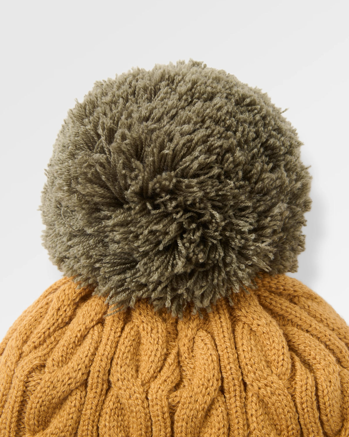 Fireside bobble hat - Dusty Ochre - Flatlay