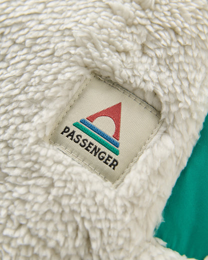 Beaumont Recycled Sherpa Hoodless Fleece - Dawn Grey  - Flatlay