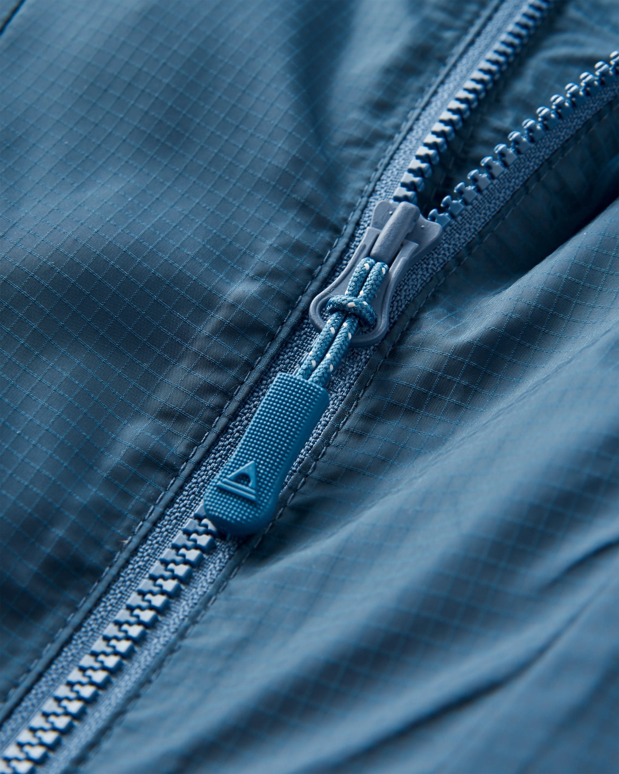 Gusto Recycled Windshell Jacket - Khaki/Dark Denim - Flatlay