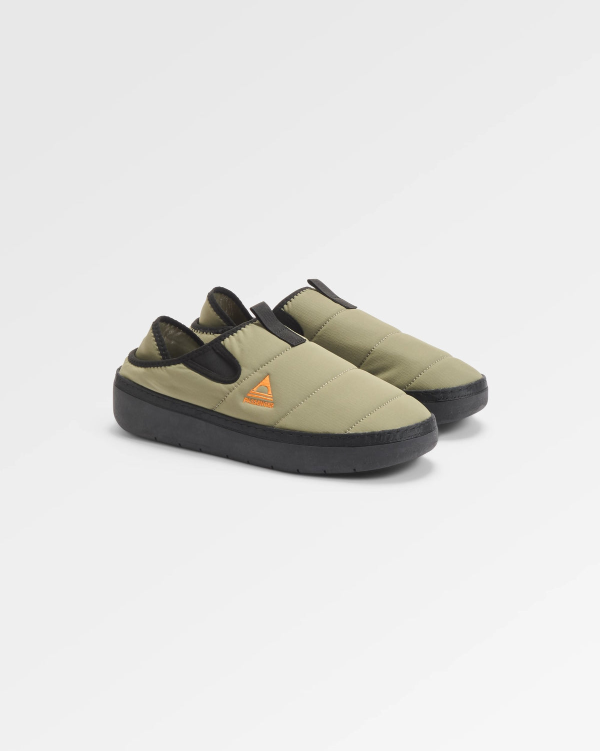 Roamer Men's Slipper - Dusty Olive - Flatlay