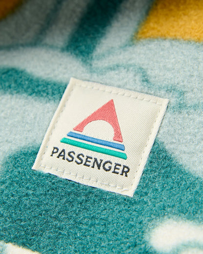 Dusk Polartec® Fleece - Slower Rhythms Deep Ocean - Flatlay