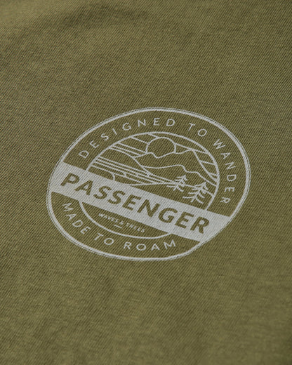 Odyssey Recycled Cotton T-Shirt - Khaki - Flatlay