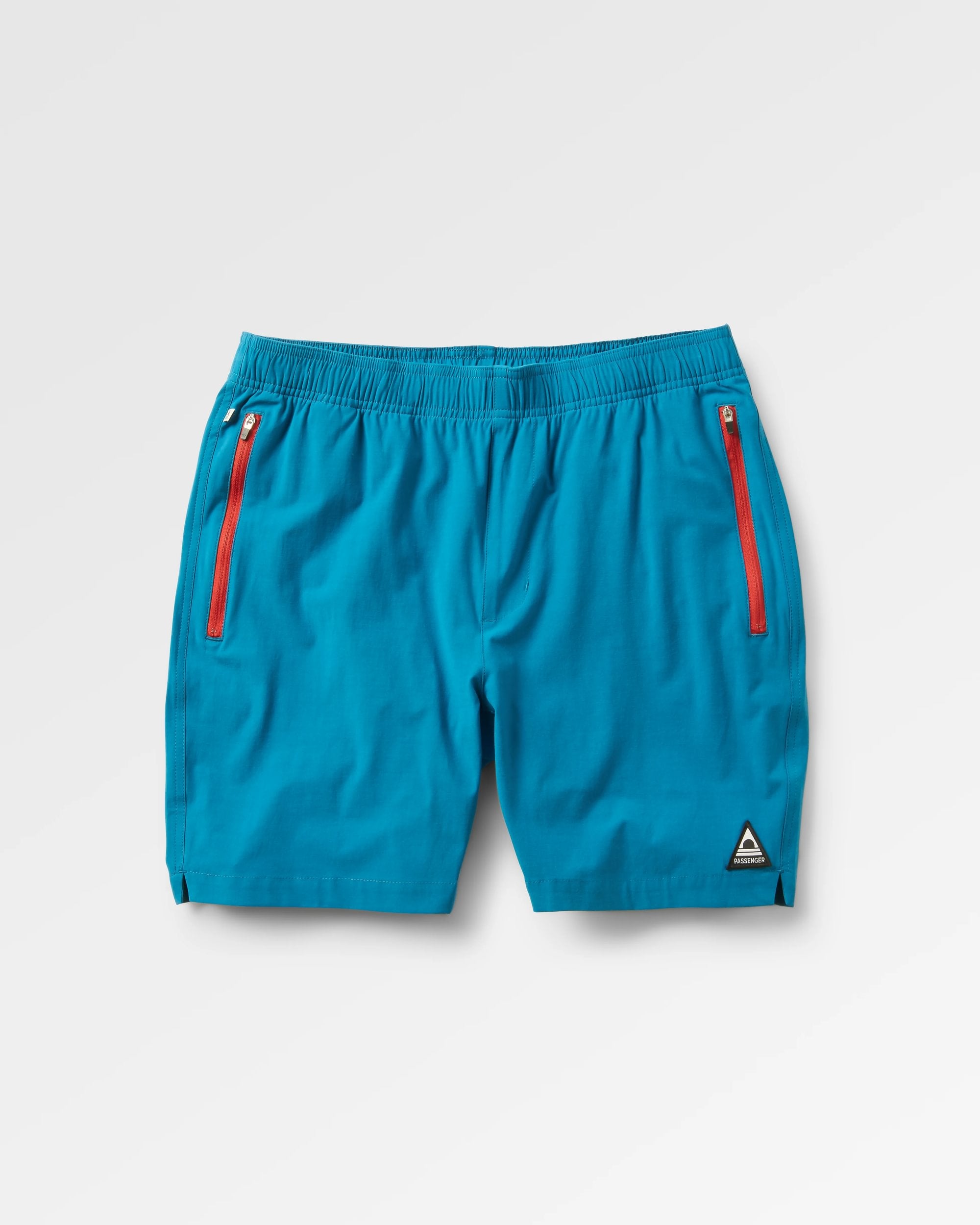 Traveller Organic All Purpose Short - Blue Steel - Flatlay