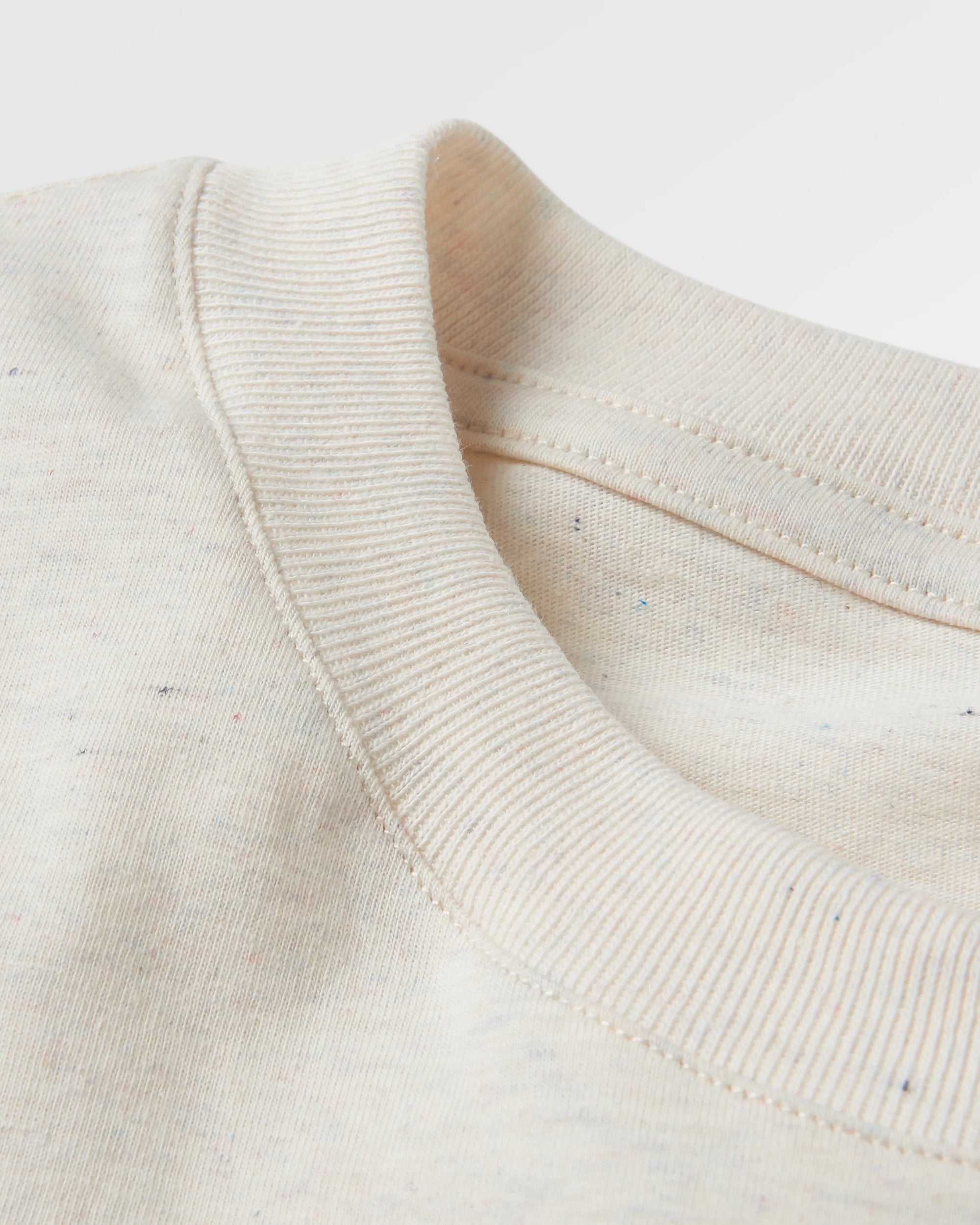 Sierra Recycled Relaxed Fit T-Shirt - Milky Marl - Flatlay