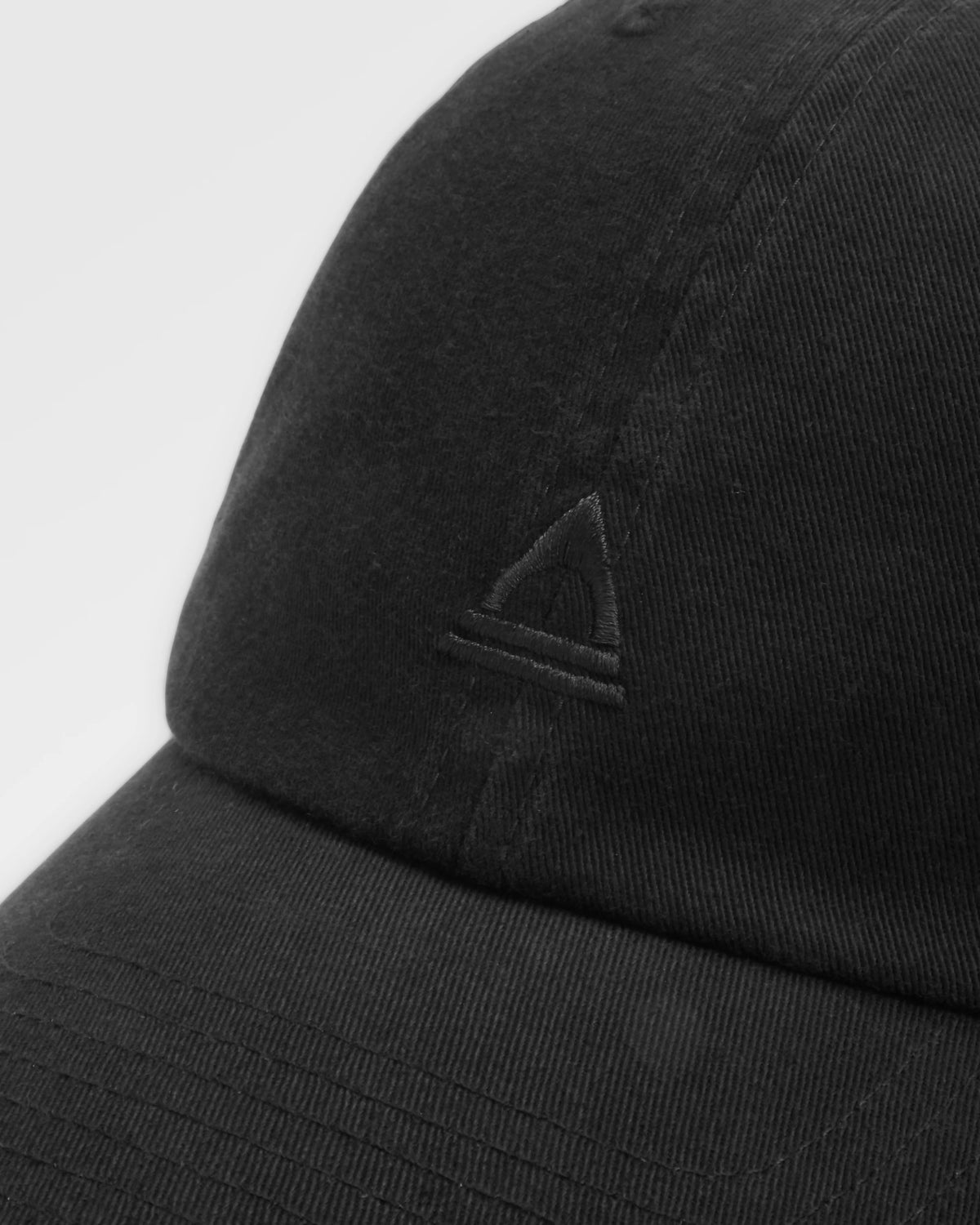 Classic 6 Panel Cap - Black - Flatlay