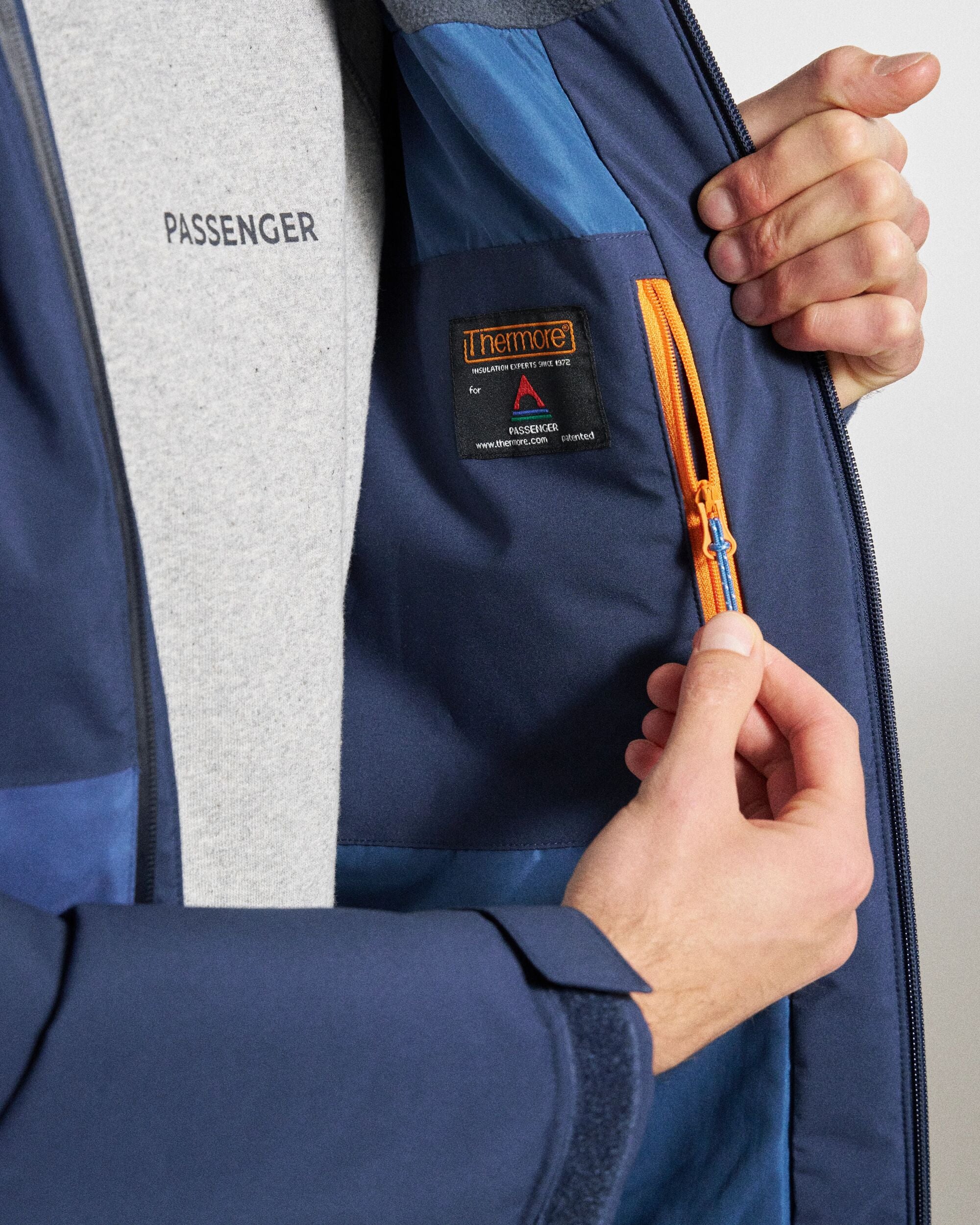 Eclipse Insulated Waterproof Jacket - Rich Navy - Studio Model