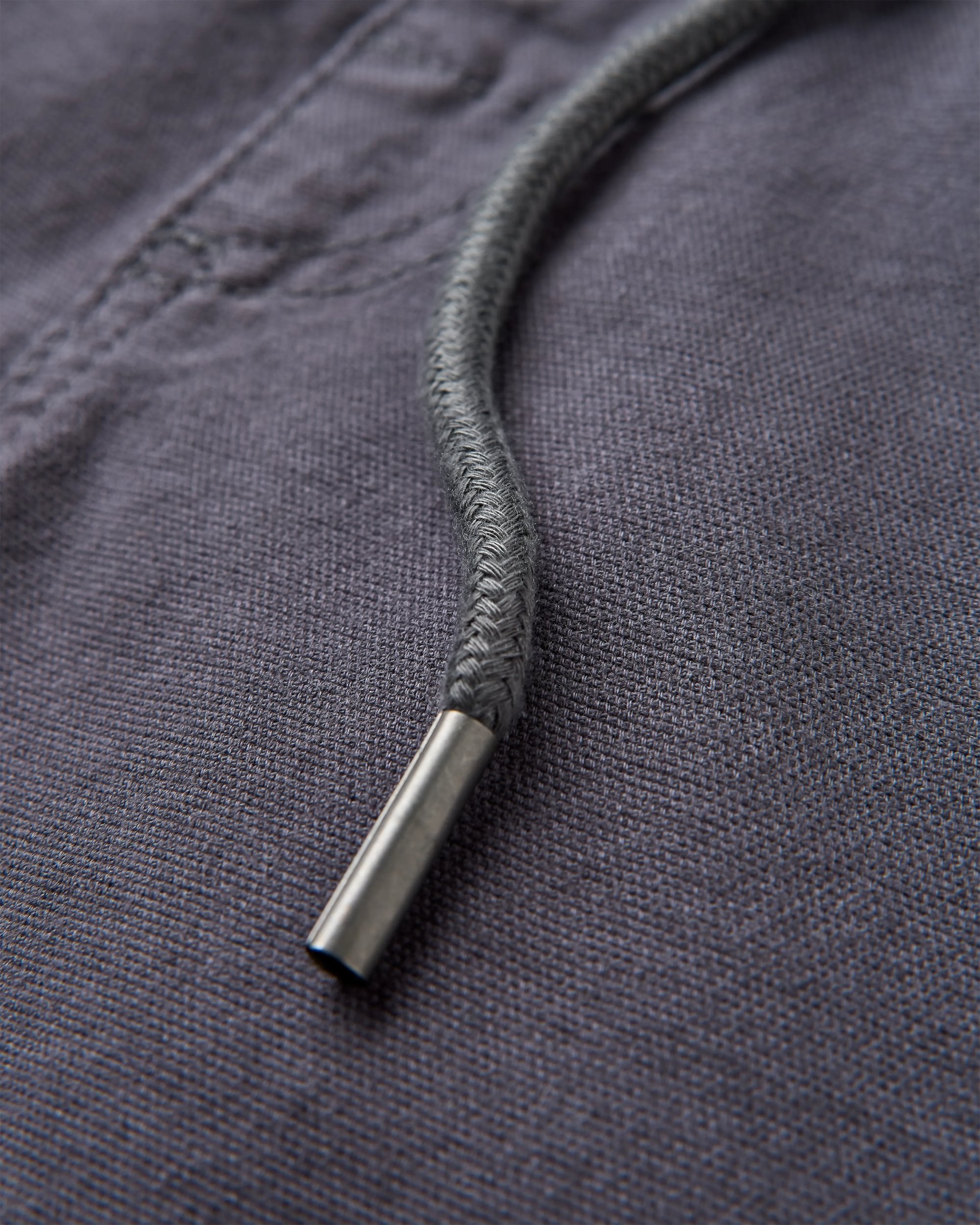 Drifter Organic Cotton Short - Charcoal - Flatlay