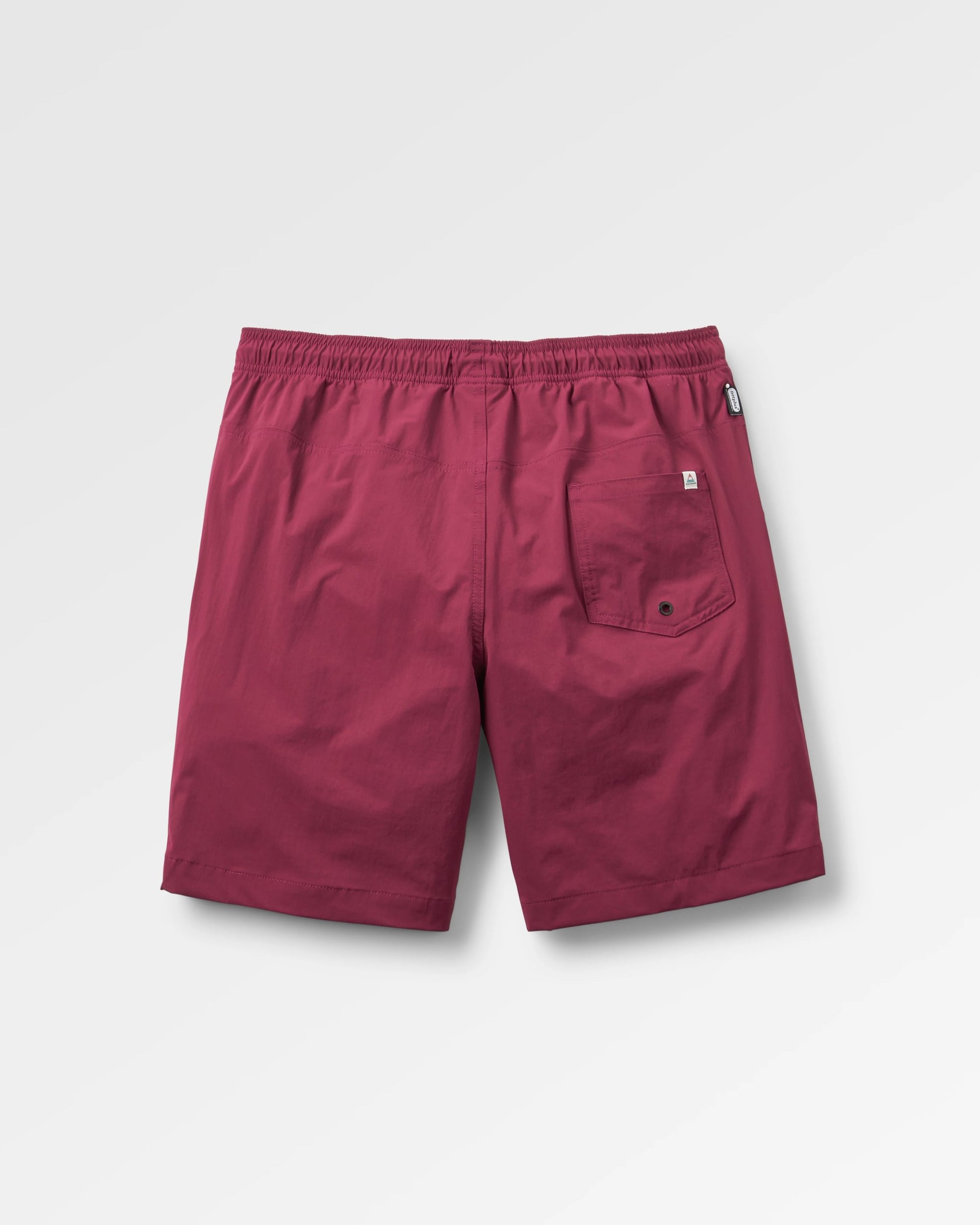 Drifter Beach Lined Short - Warm Berry - Flatlay