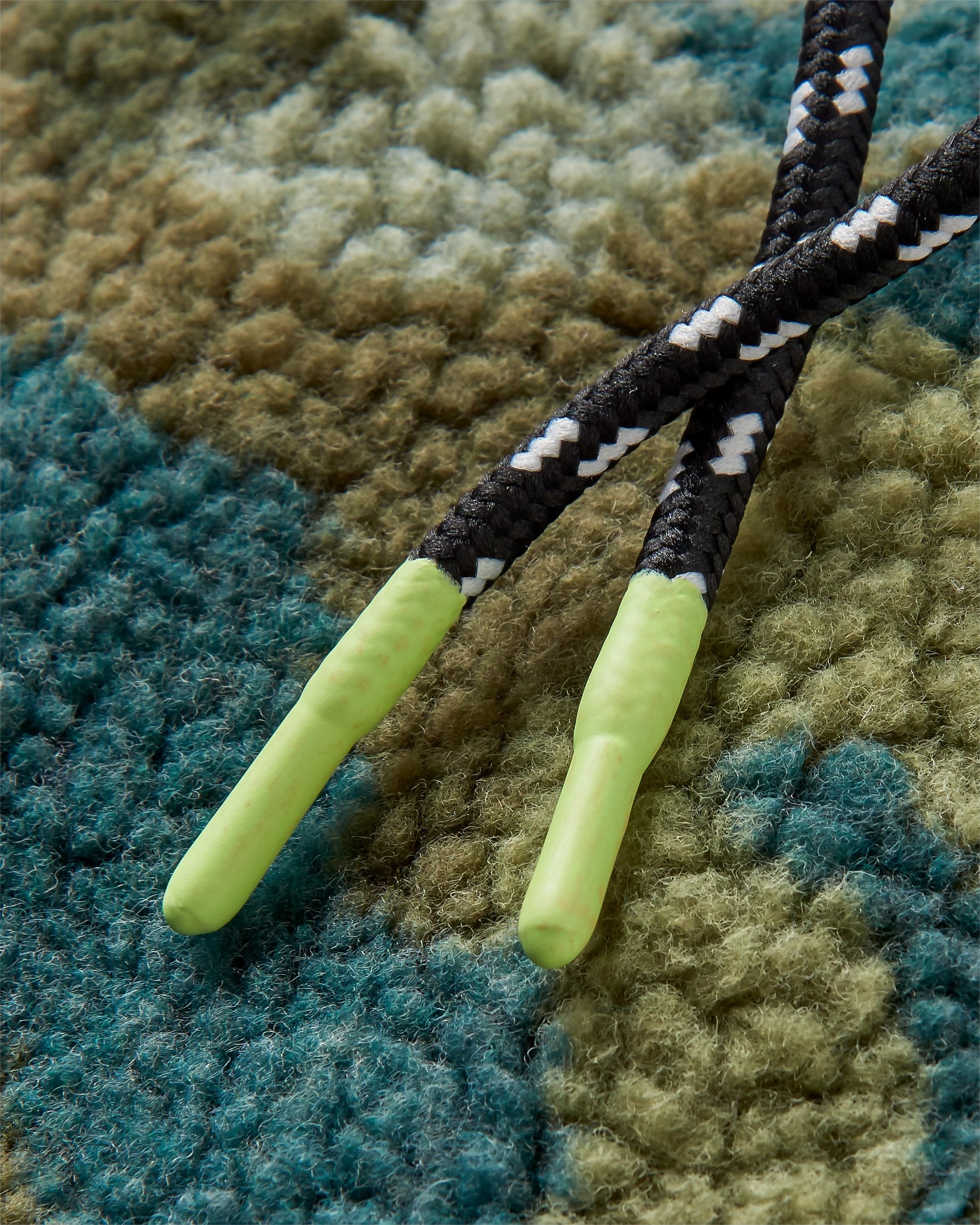 Mulled Recycled Sherpa Fleece Snood - Alpine Camo Khaki - Flatlay