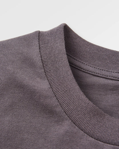 Tall Pines Recycled Cotton Vest - Charcoal - Flatlay