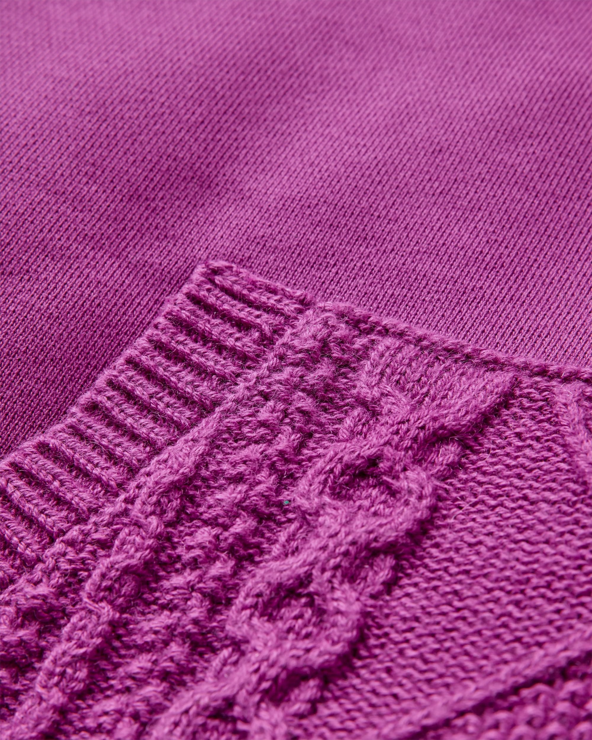 Brooke Zip Hoodie - Wild Berry  - Flatlay