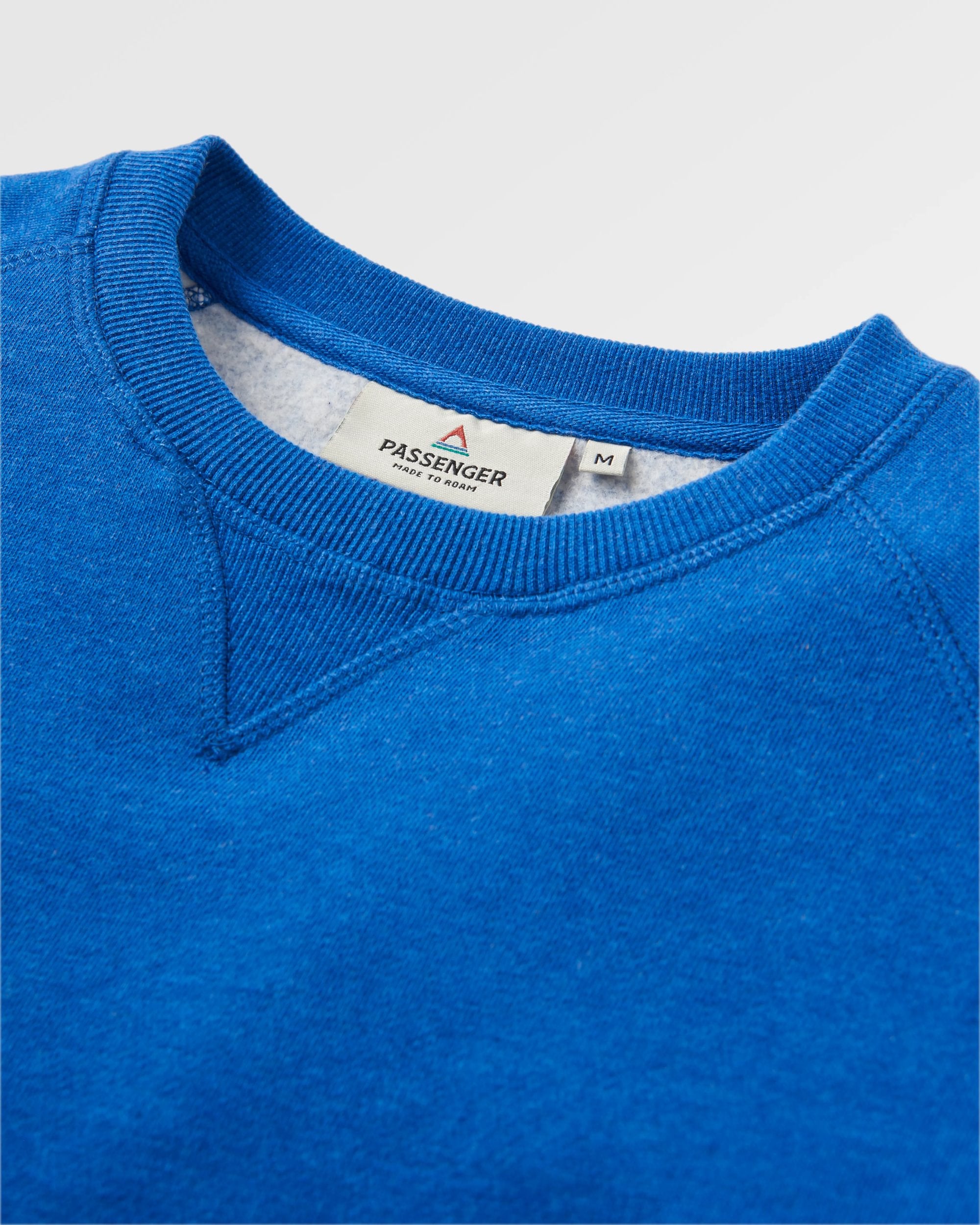 Heritage Men's Sweatshirt - Azure Blue Marl - Flatlay