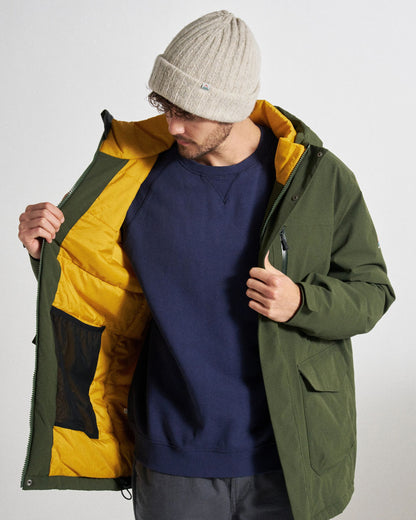 Rainier Waterproof Parka - Fir Tree - Studio Model