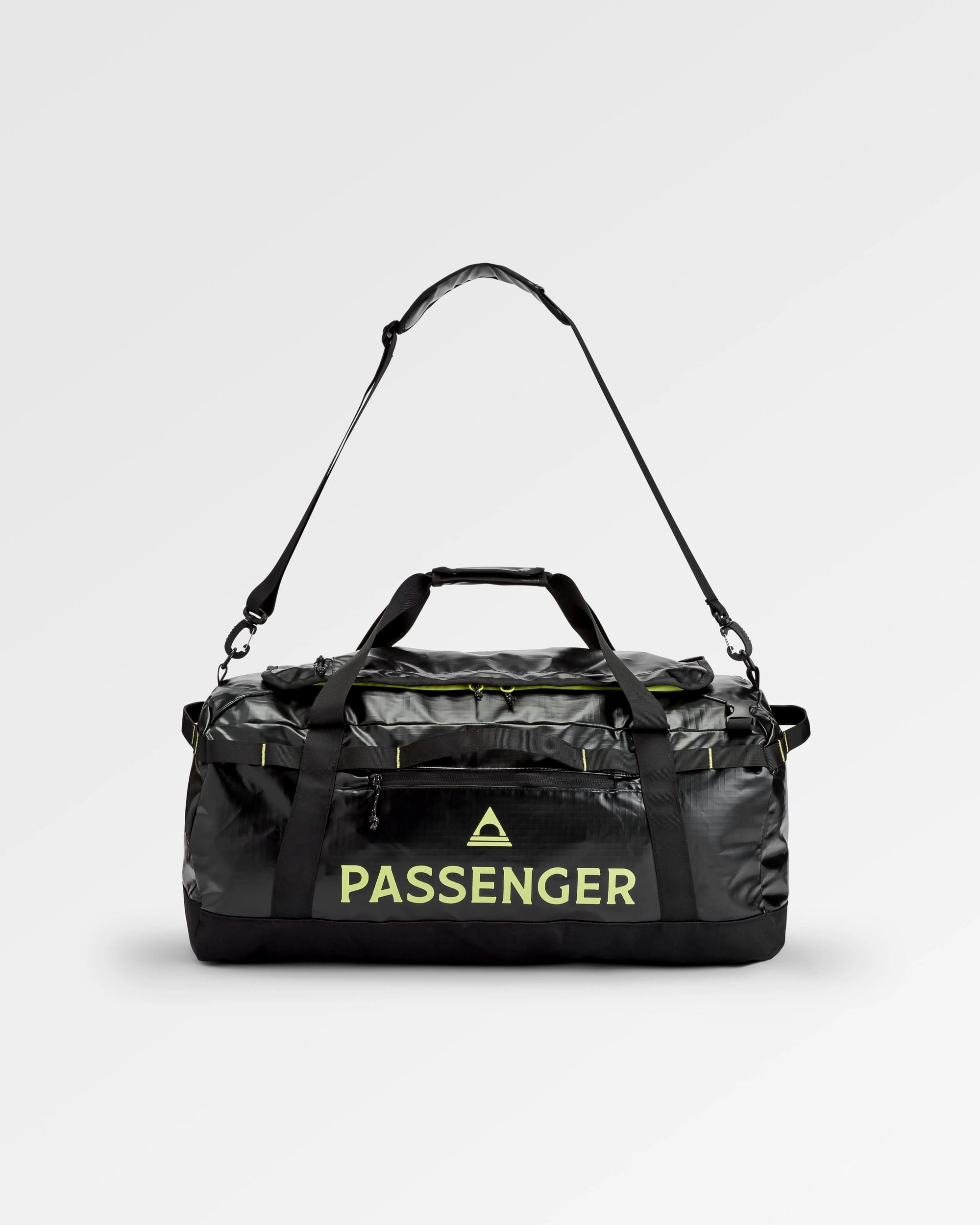 Roamer Recycled 60L Duffel Bag - Black - Flatlay