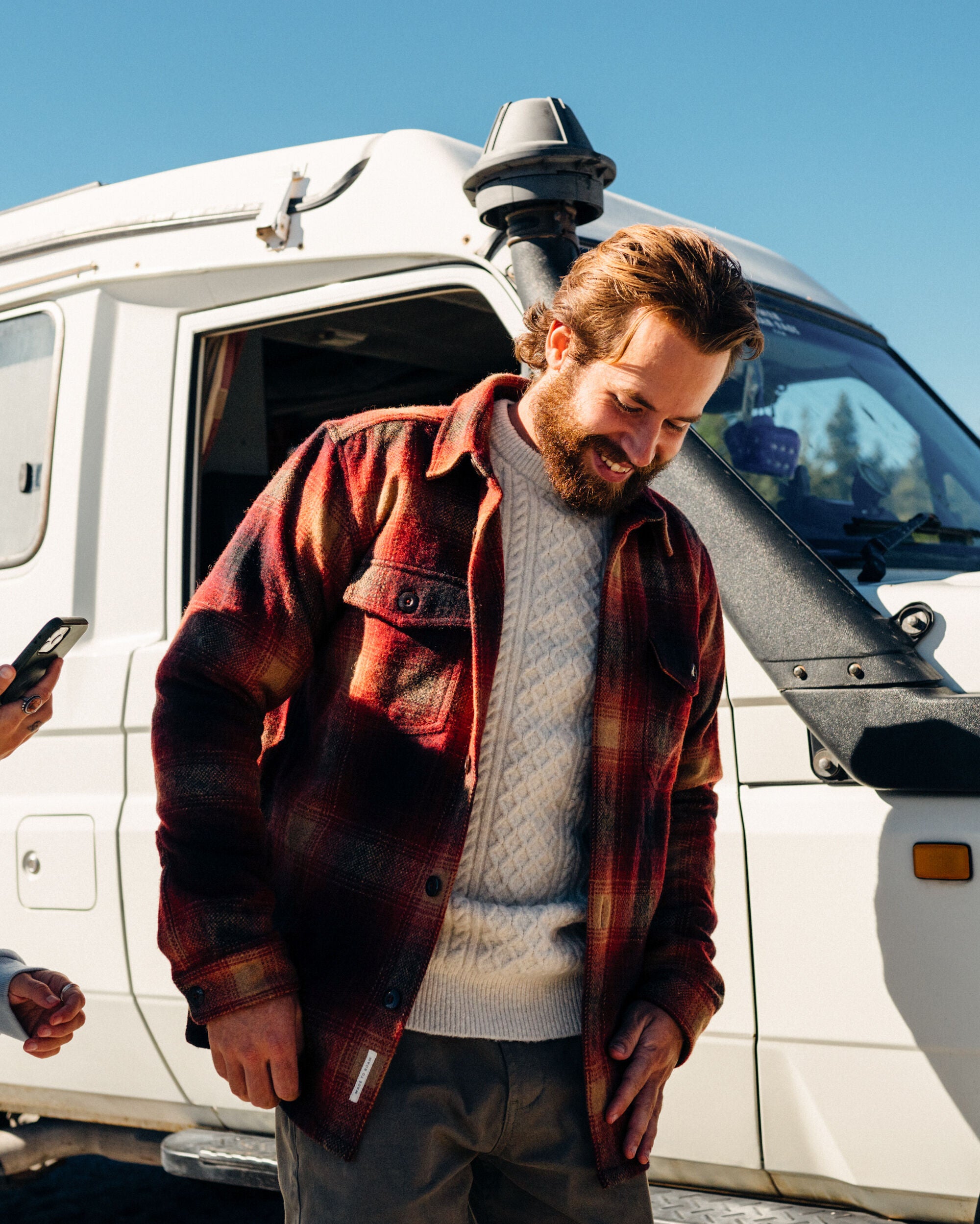 Barren Overshirt - Wine - Lifestyle