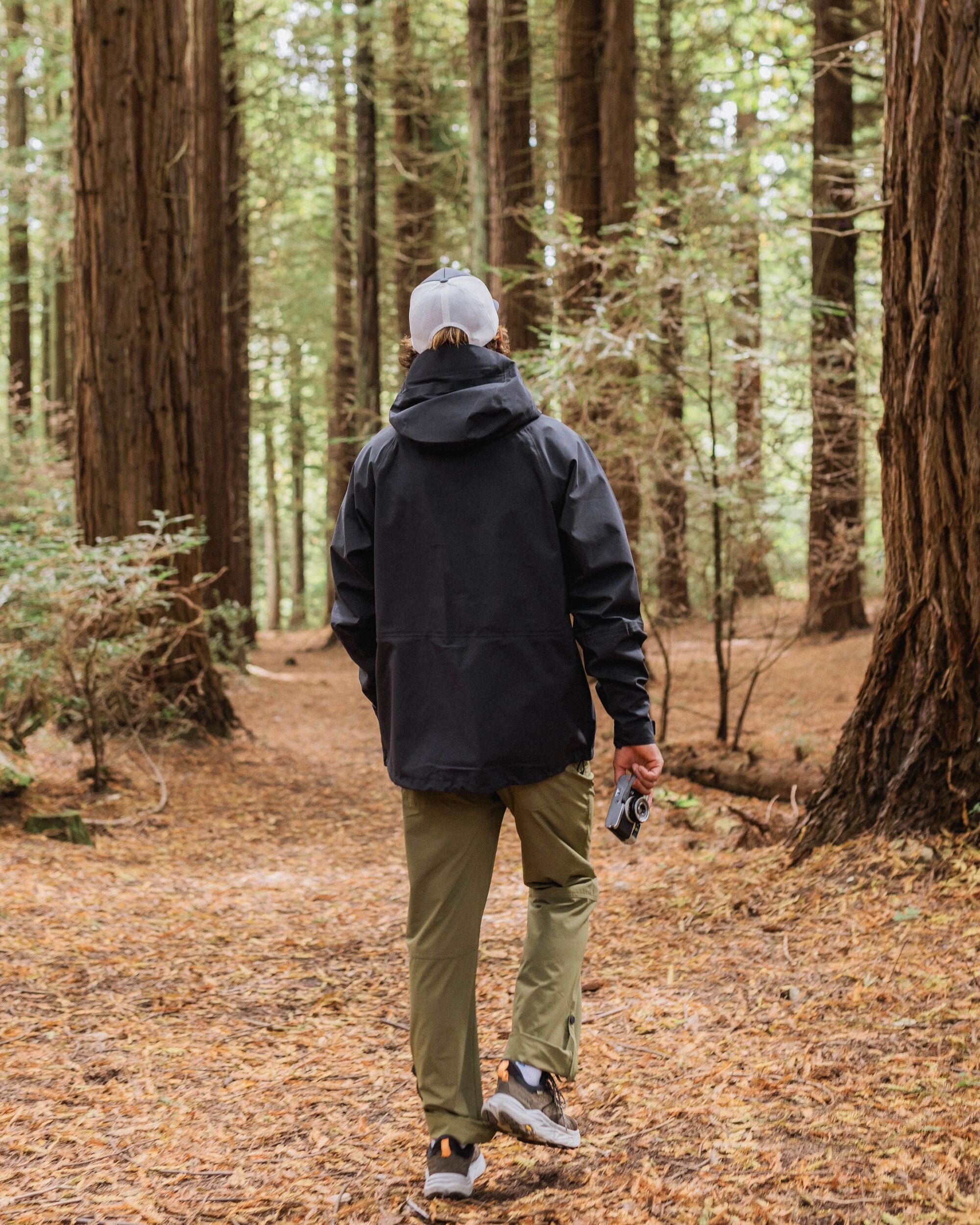 Five Season Recycled Waterproof Jacket - Black - Lifestyle