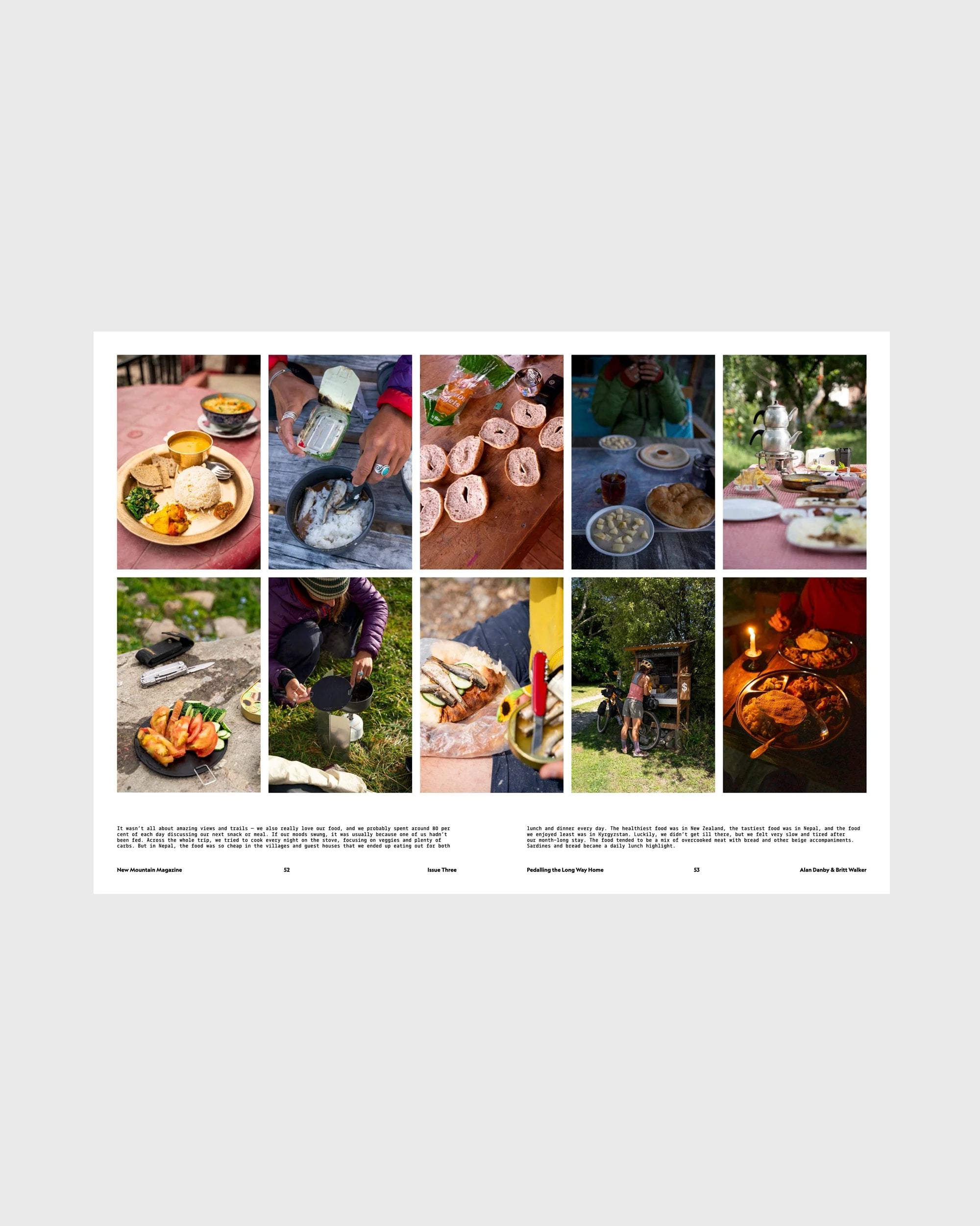 New Mountain Magazine Issue Three - Flatlay